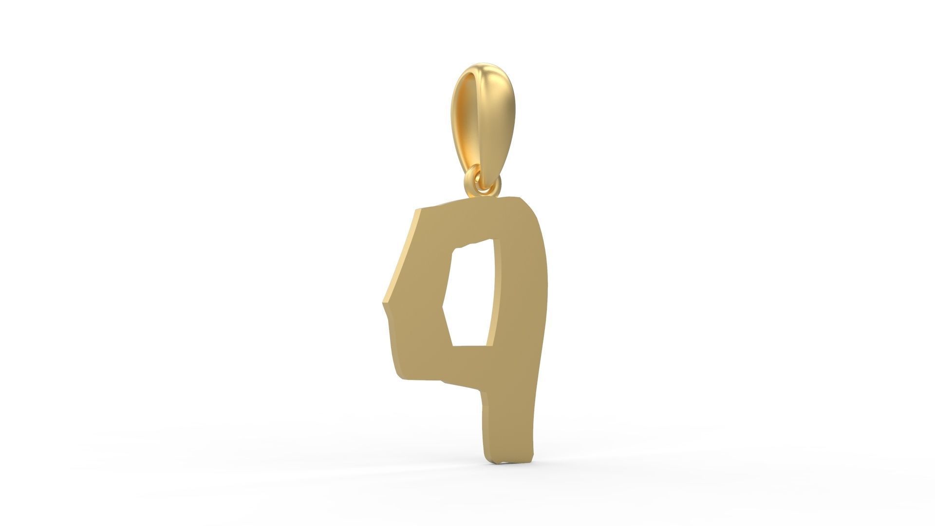 Initial Letters Pendant TimeBomb P 3D print model_3