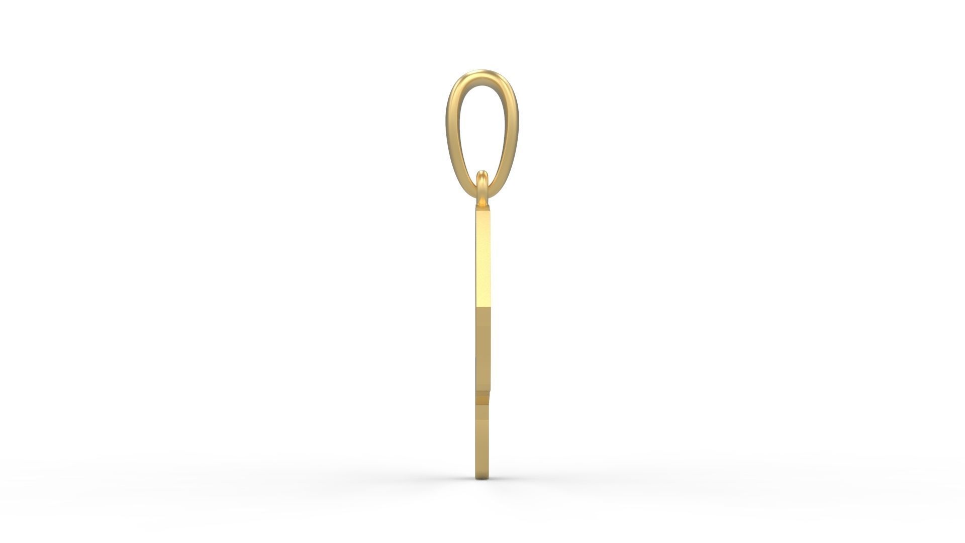 Initial Letters Pendant TimeBomb P 3D print model_2