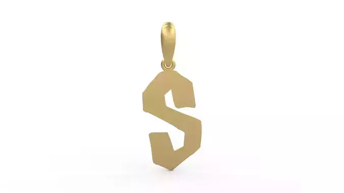 Initial Letters Pendant TimeBomb S