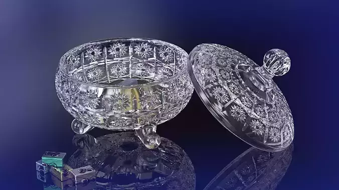crystal glass bonbonaire 002 3D print model