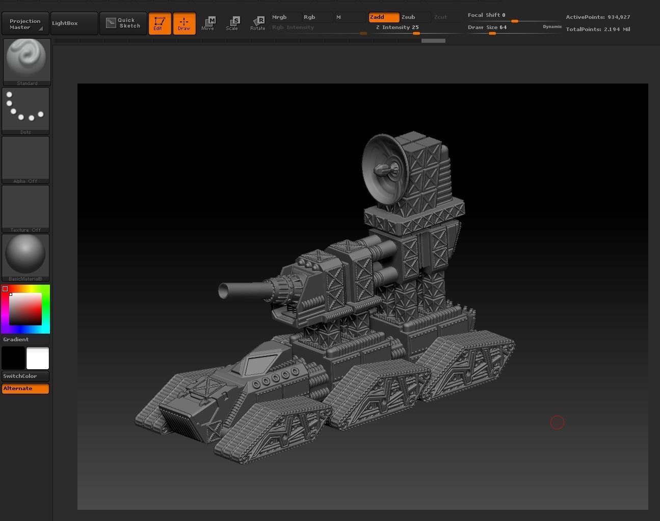WAR-ENGINS of the Armageddon set 6 ORDINATUS MAJOR CENTURIO  V 1 3D print model_1