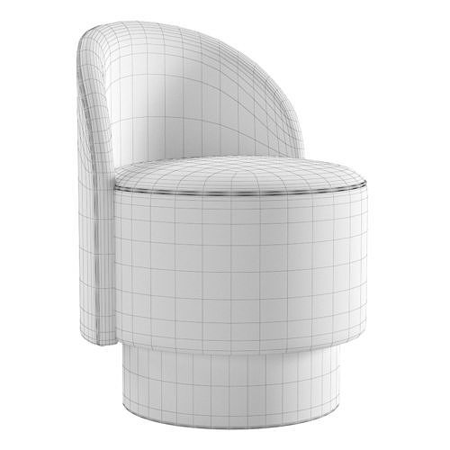 Pastilles Armchair Tacchini Italia 3D model 7