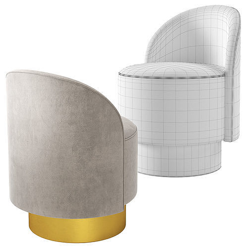 Pastilles Armchair Tacchini Italia 3D model 6