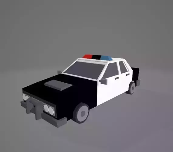 LowPoly Police Car