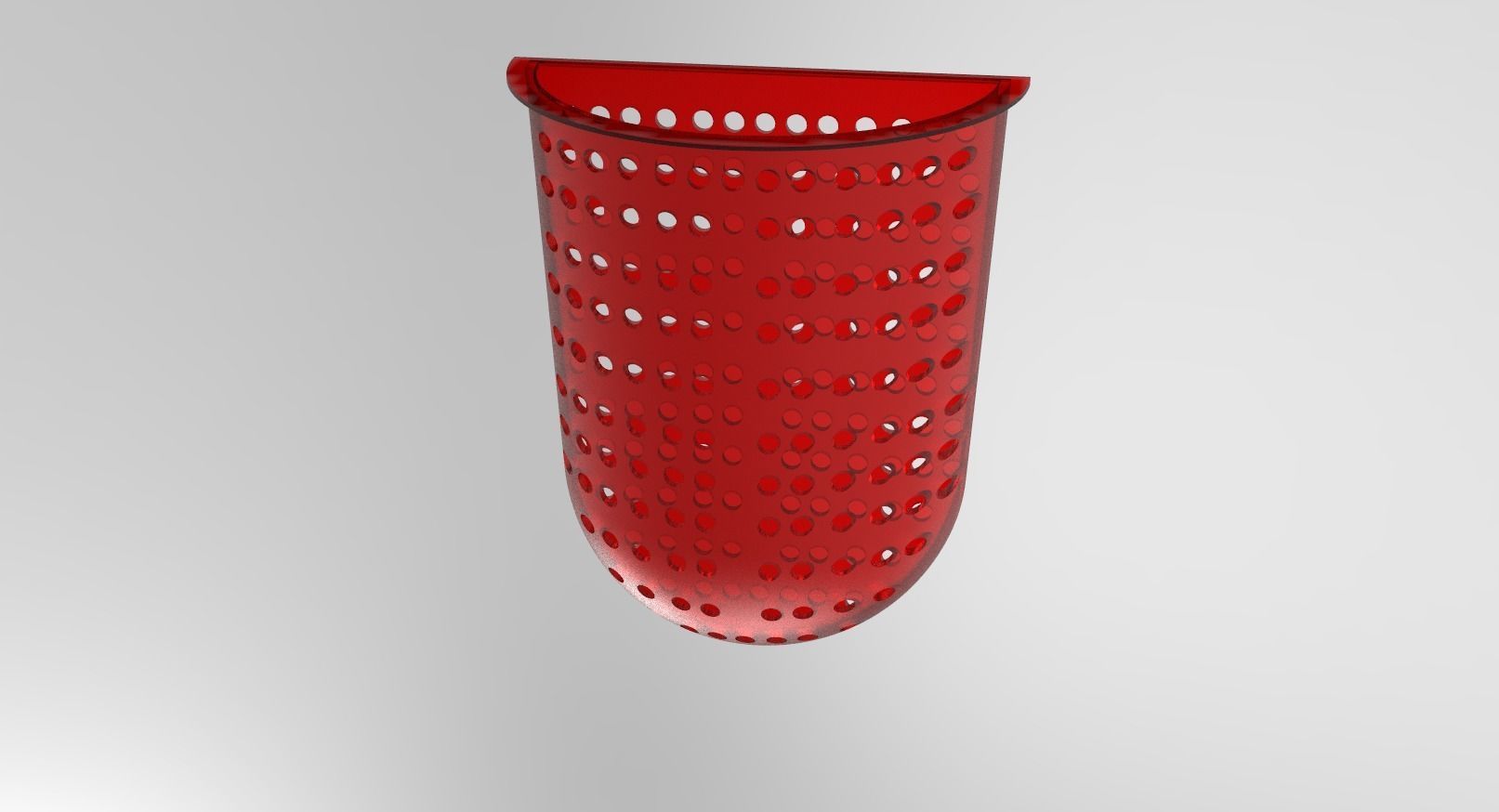 Carafe with two bowls 3D print model_3