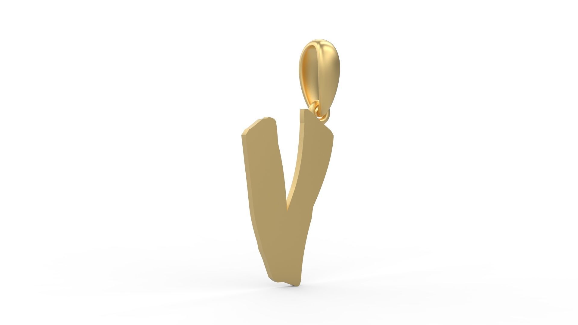 Initial Letters Pendant TimeBomb V 3D print model_3