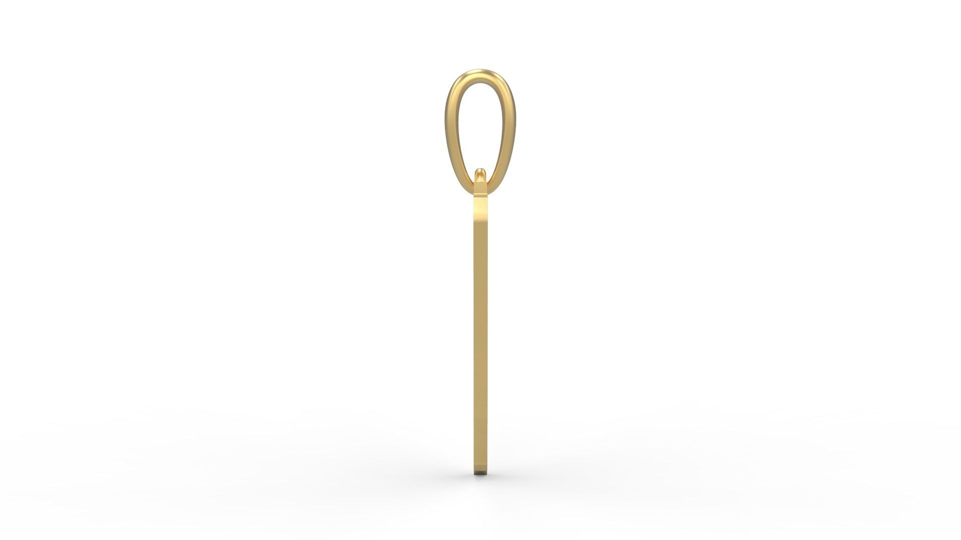 Initial Letters Pendant TimeBomb V 3D print model_2