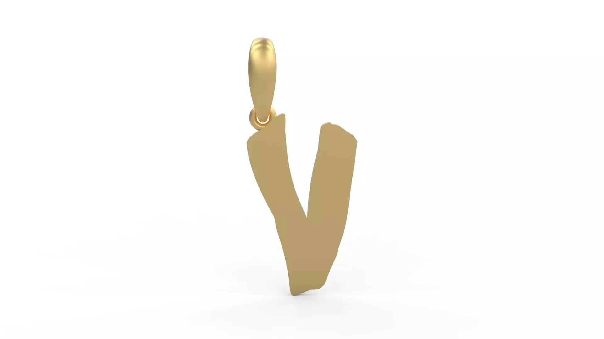 Initial Letters Pendant TimeBomb V 3D print model_0