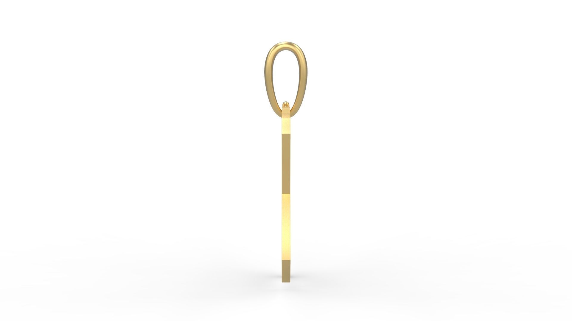 Initial Letters Pendant TimeBomb X 3D print model_2