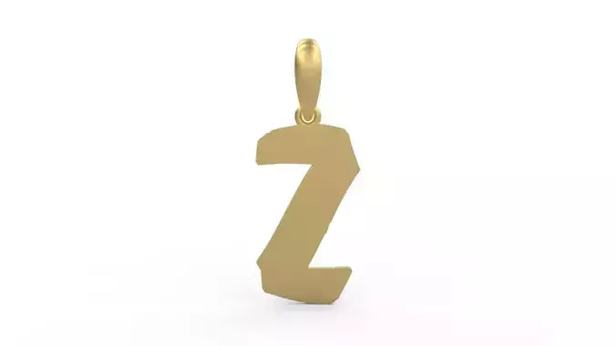 Initial Letters Pendant TimeBomb Z