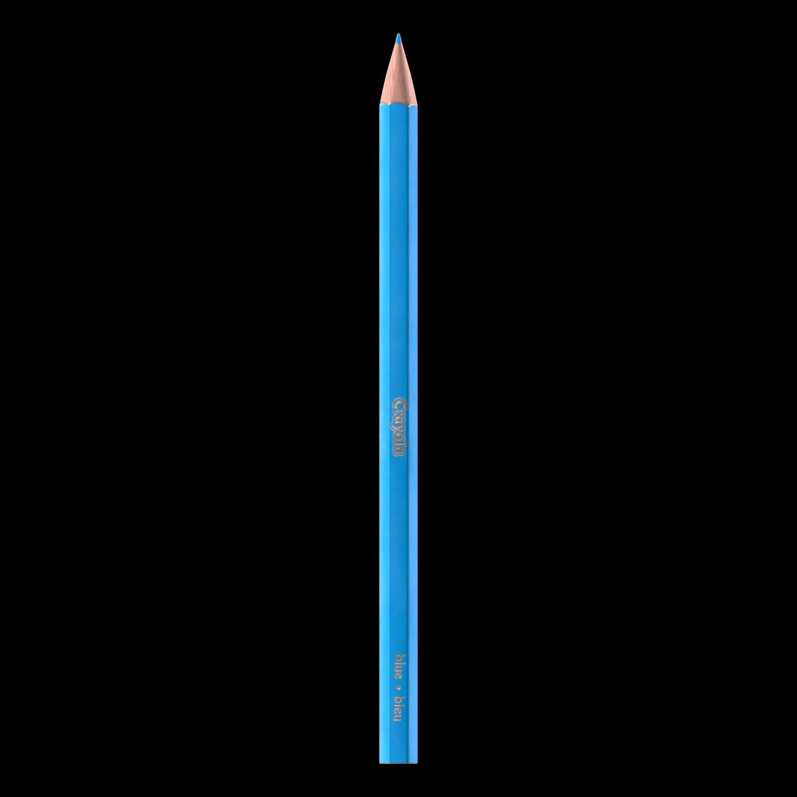 Colored Pencils Low-poly 3D model_4