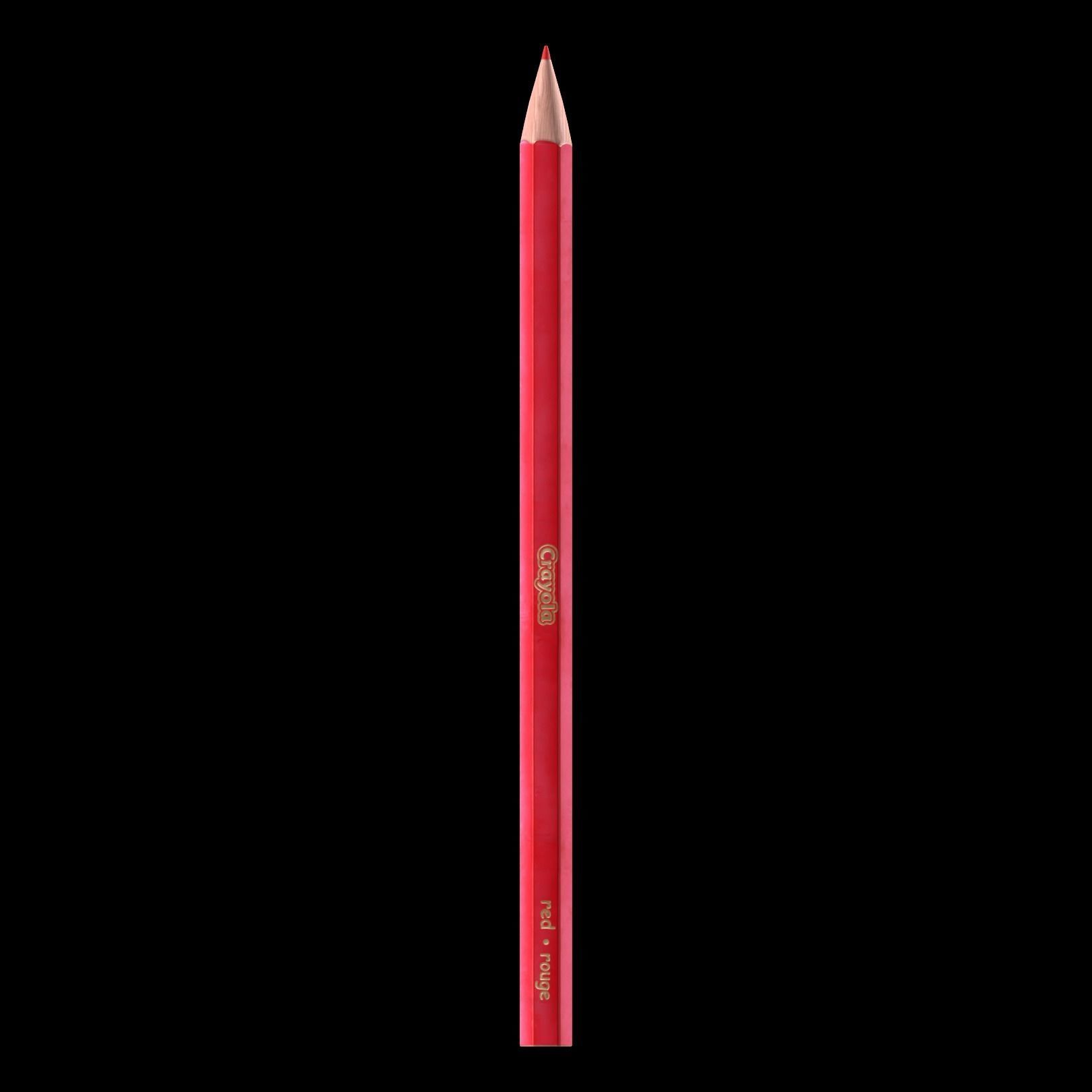 Colored Pencils Low-poly 3D model_8