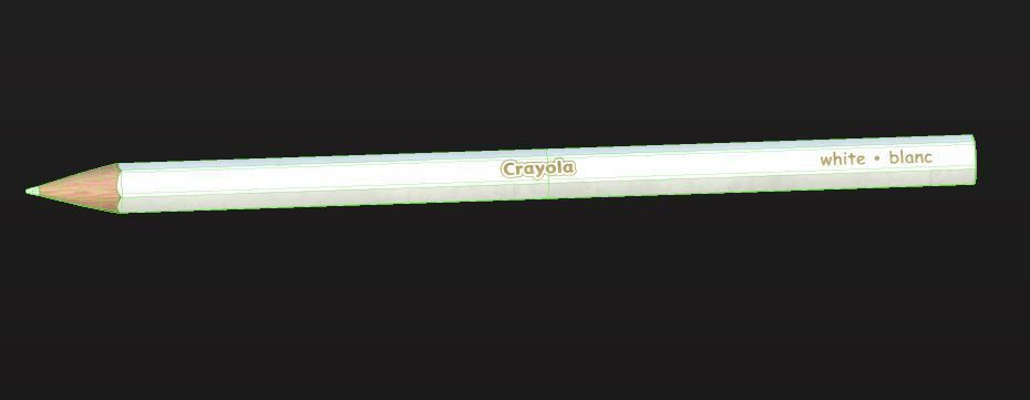 Colored Pencils Low-poly 3D model_12