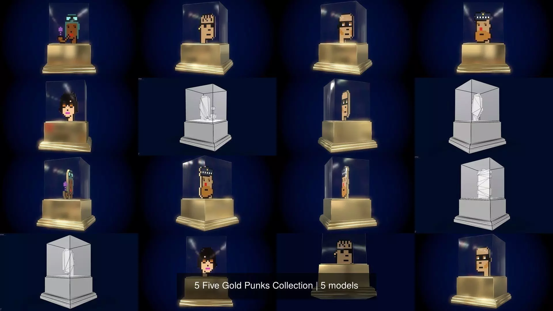 5 Five Gold Punks Collection _0