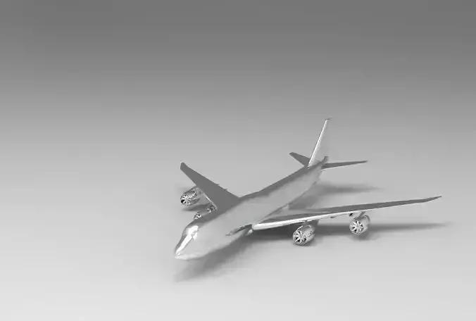 Silver Boeing aircraft