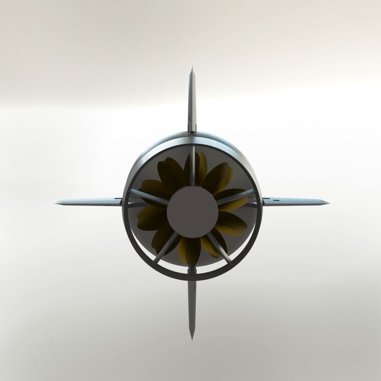 Poseidon drone 3D model_1