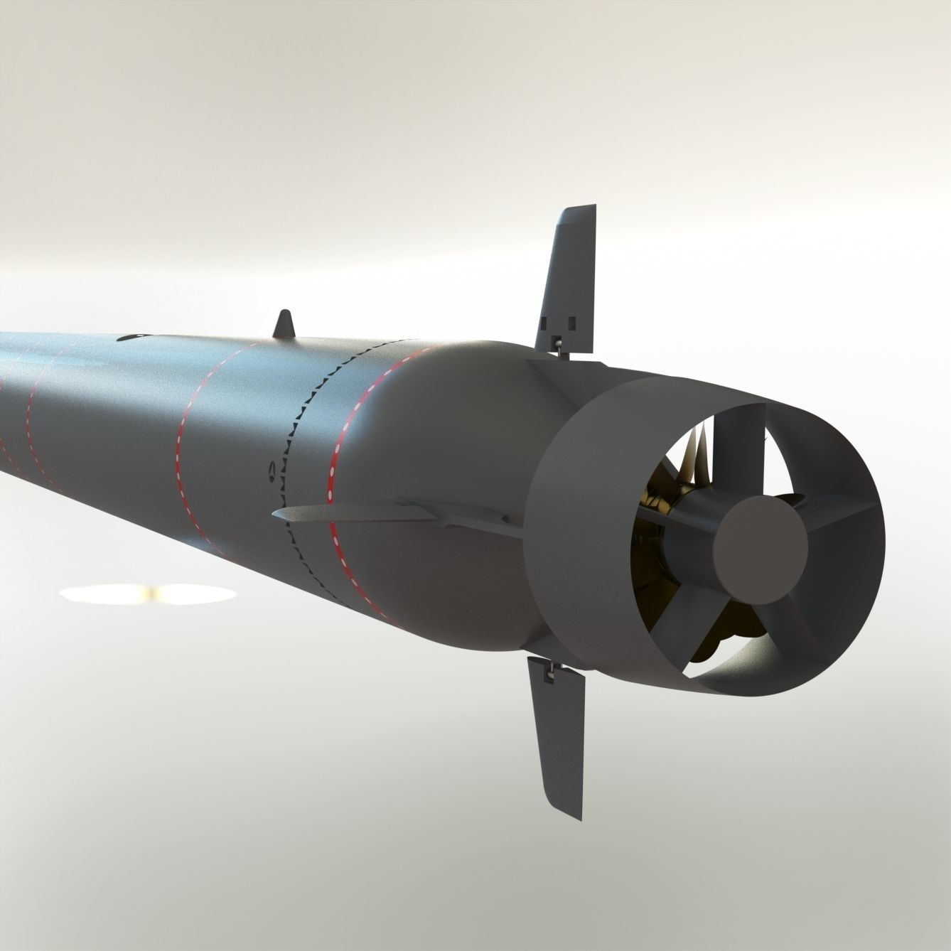 Poseidon drone 3D model_5