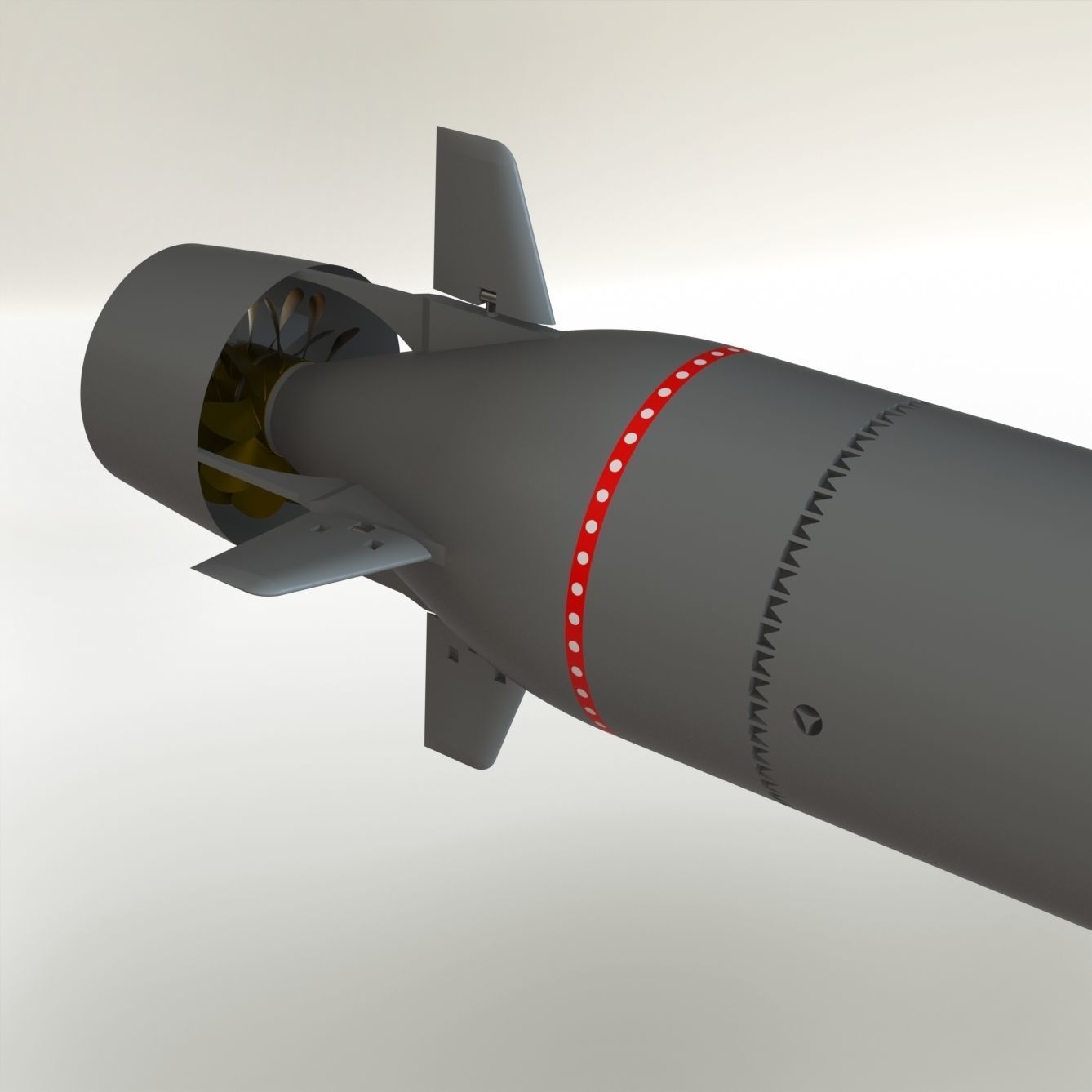 Poseidon drone 3D model_4