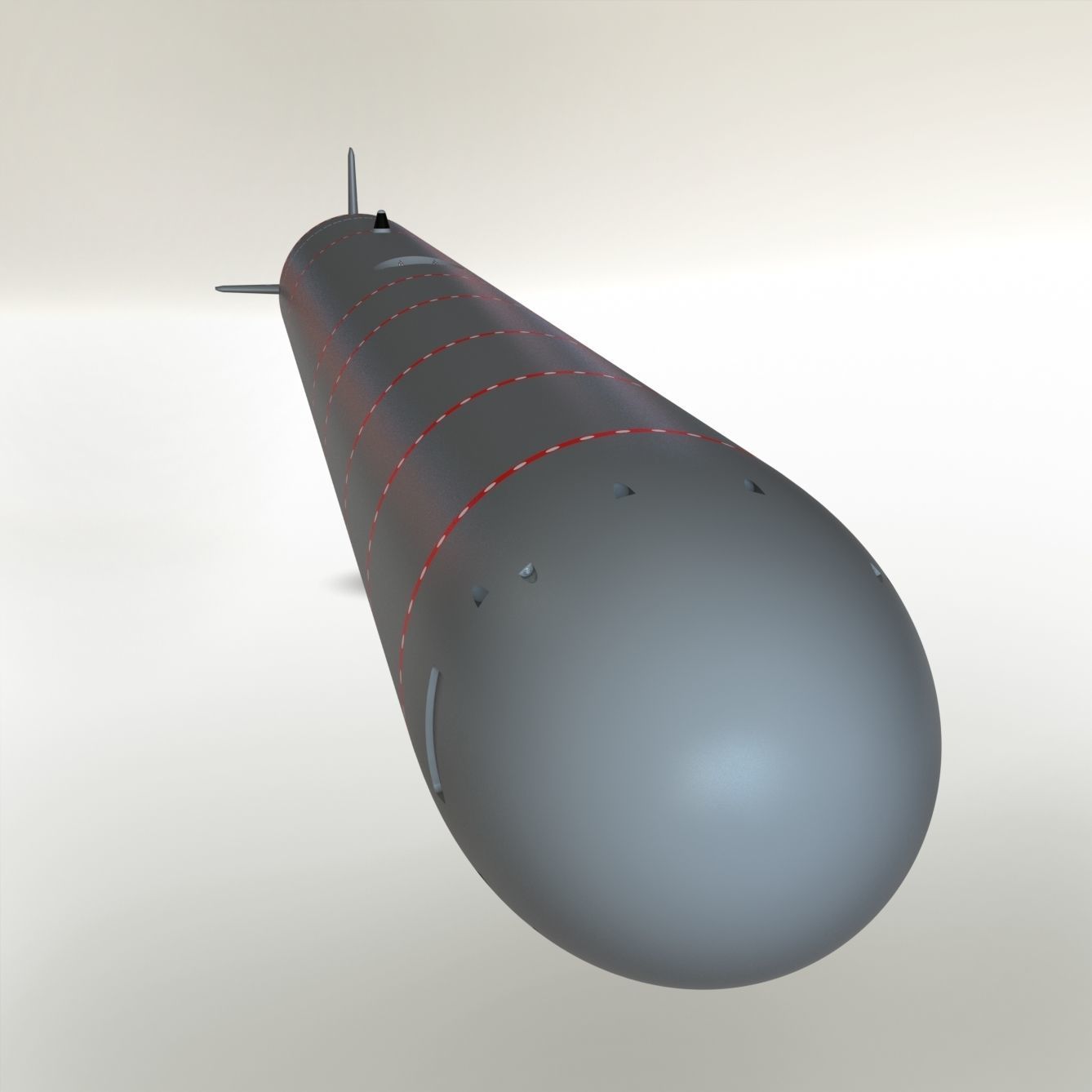 Poseidon drone 3D model_2