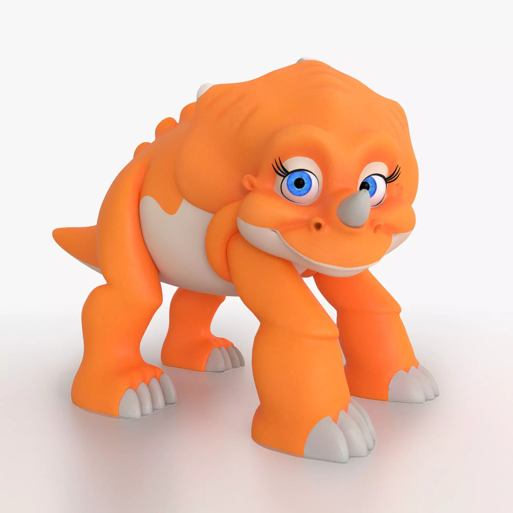 Cera Triceratops Free low-poly 3D model_0