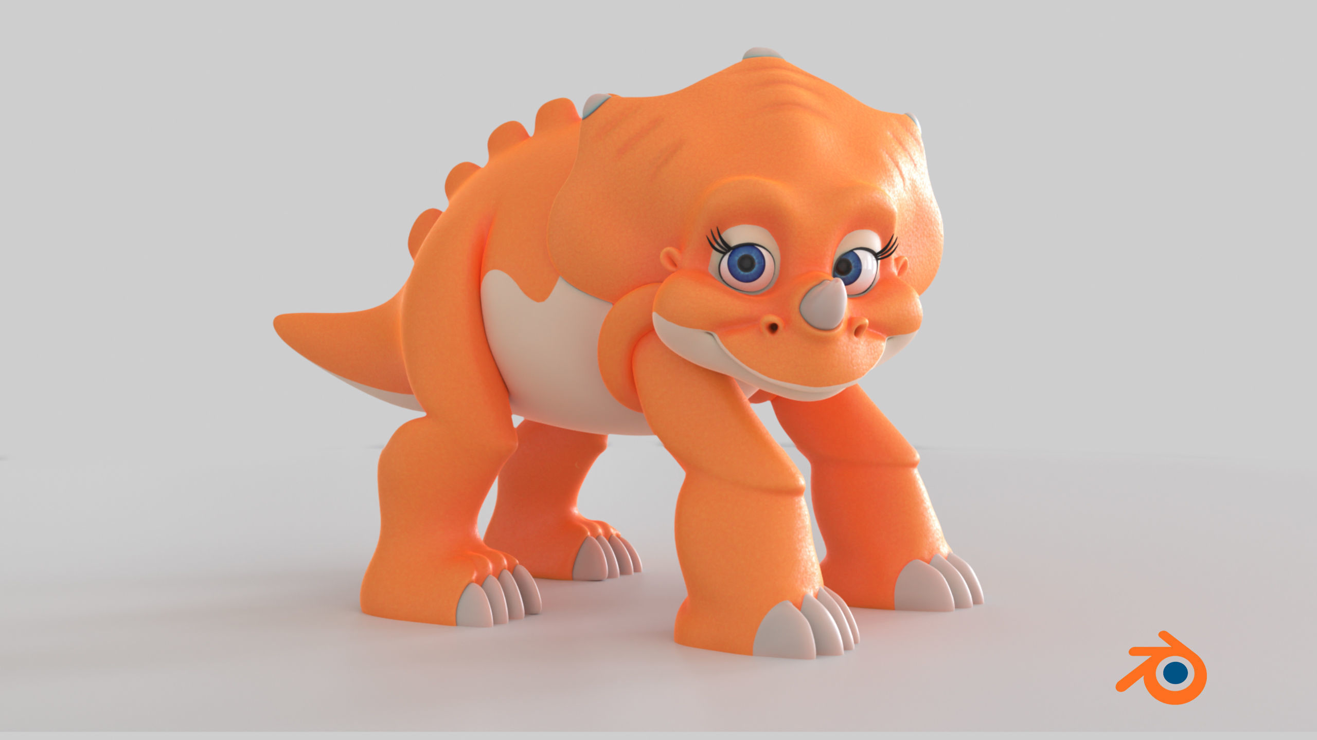 Cera Triceratops Free low-poly 3D model_5