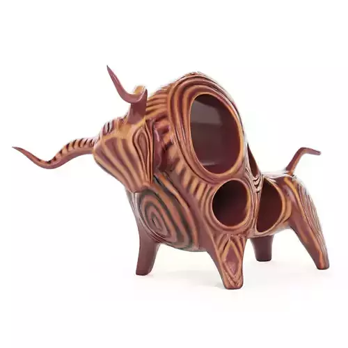 Decorative figurine of a bull