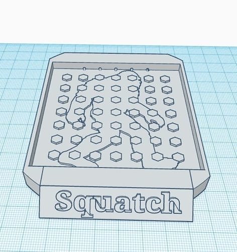 Squatch Soap Holder 3D print model