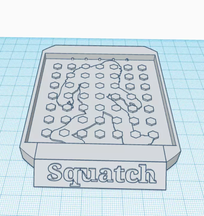 Squatch Soap Holder 3D print model
