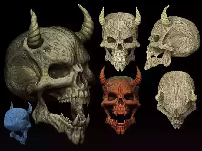 Lesser Demon Skull Prop and Tool