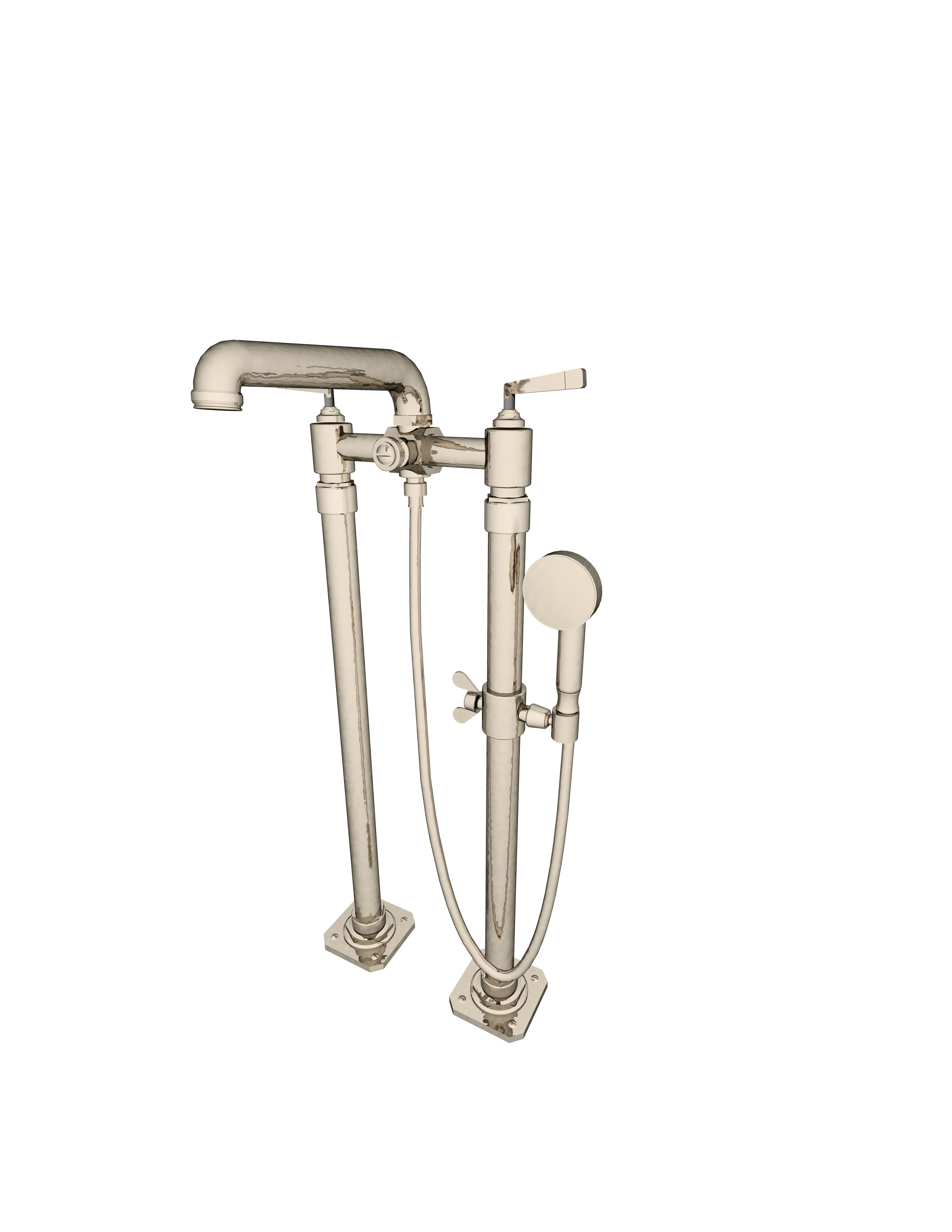 Waterworks RW Atlas Bath Faucet 3D model_1