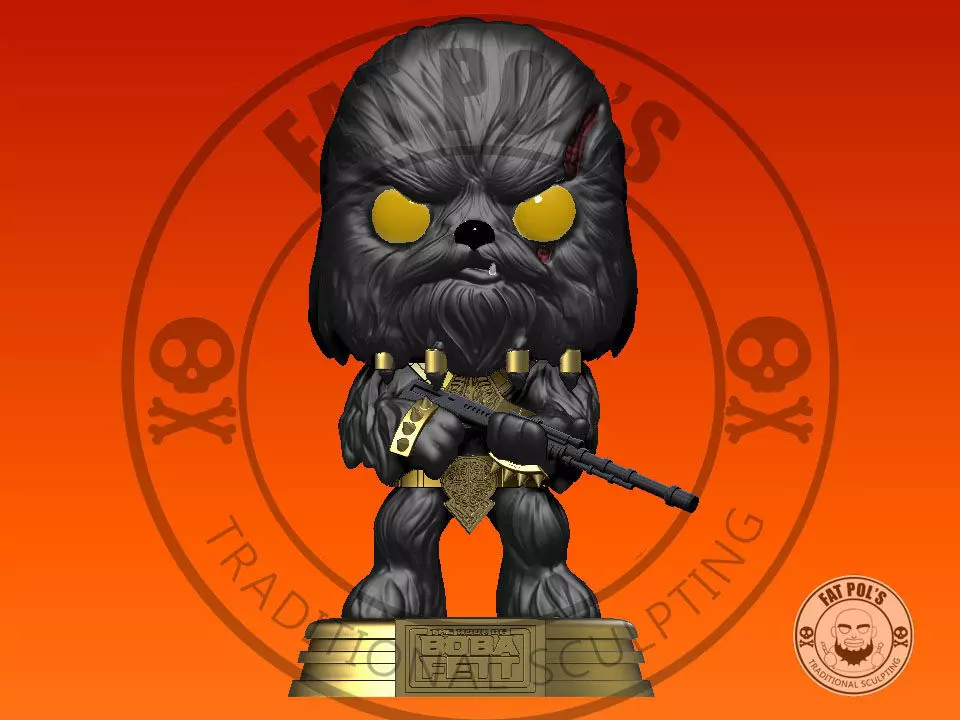 BLACK KRRSANTAN - FUNKO - THE BOOK OF BOBA FETT 3D print model_0