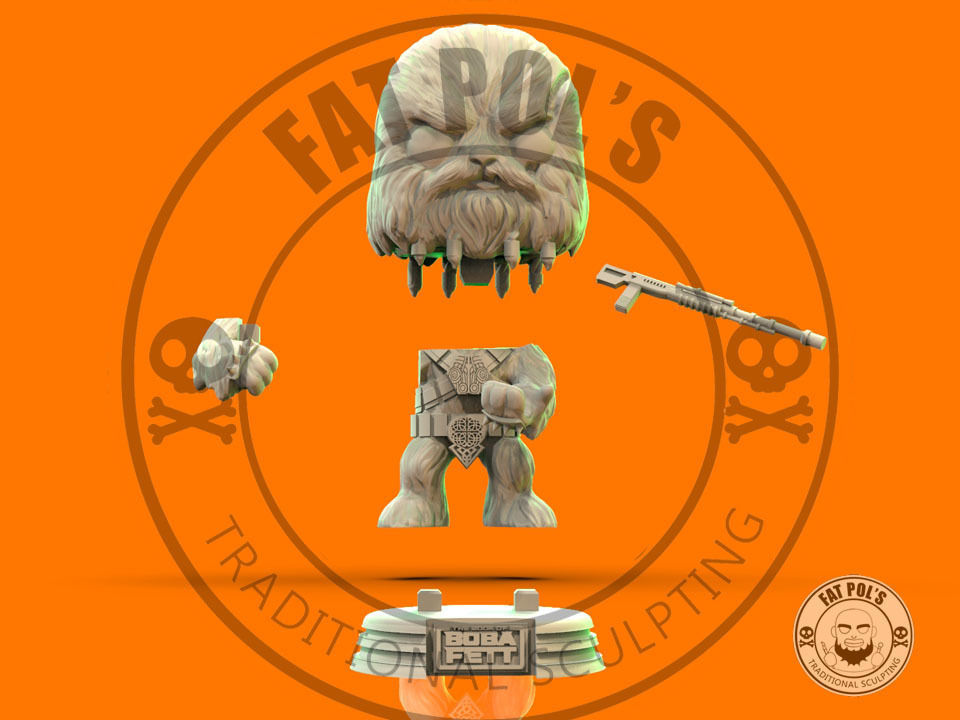 BLACK KRRSANTAN - FUNKO - THE BOOK OF BOBA FETT 3D print model_3