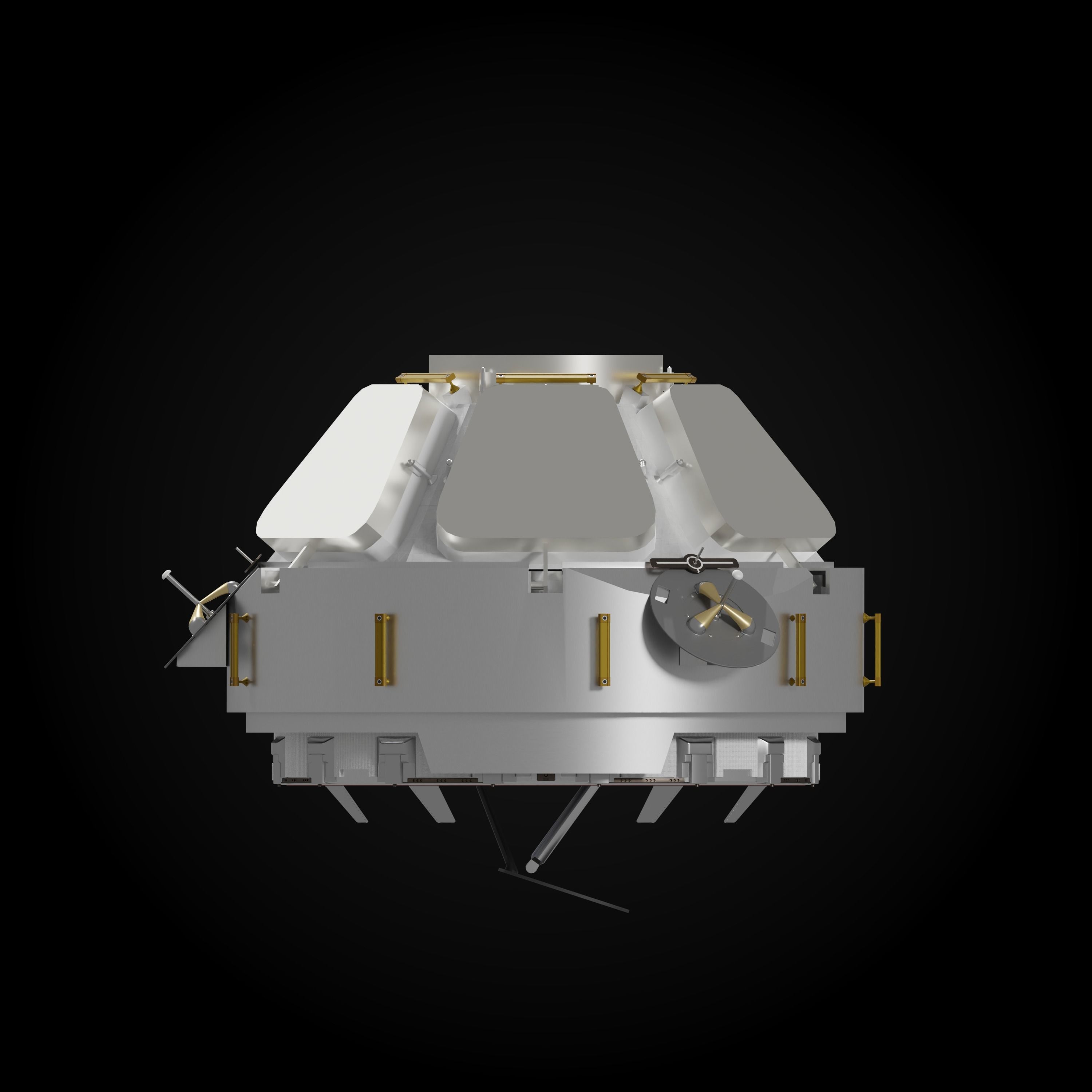 ISS Cupola module 3D model_4