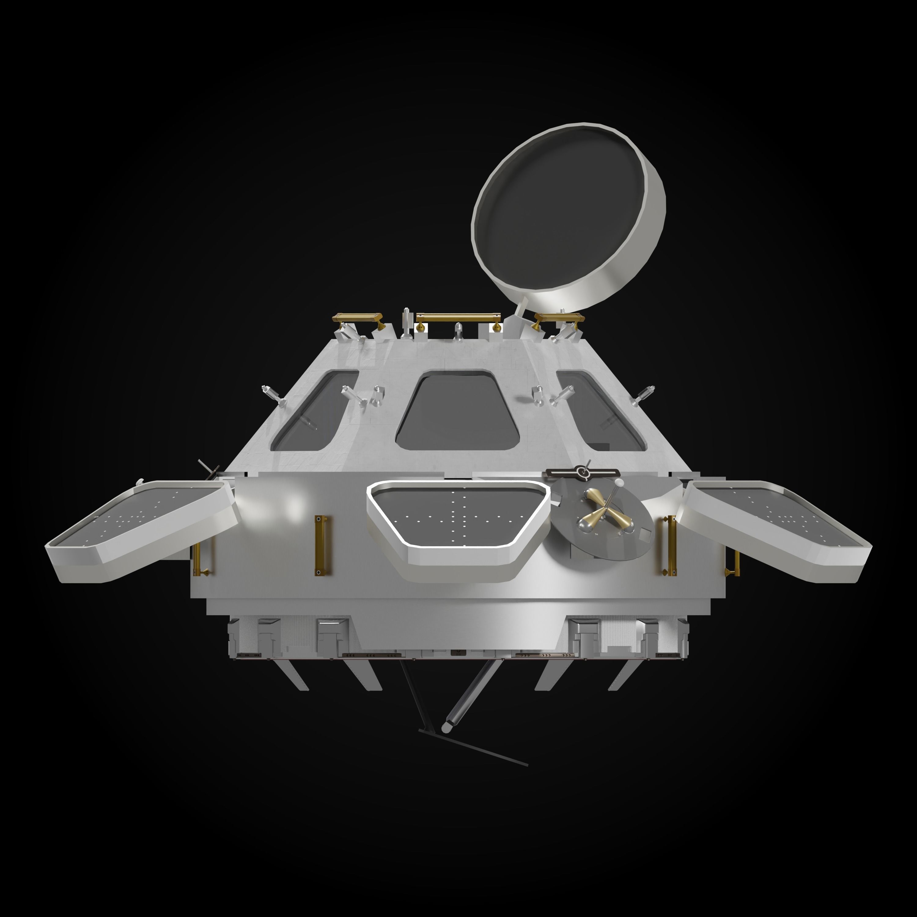 ISS Cupola module 3D model_3