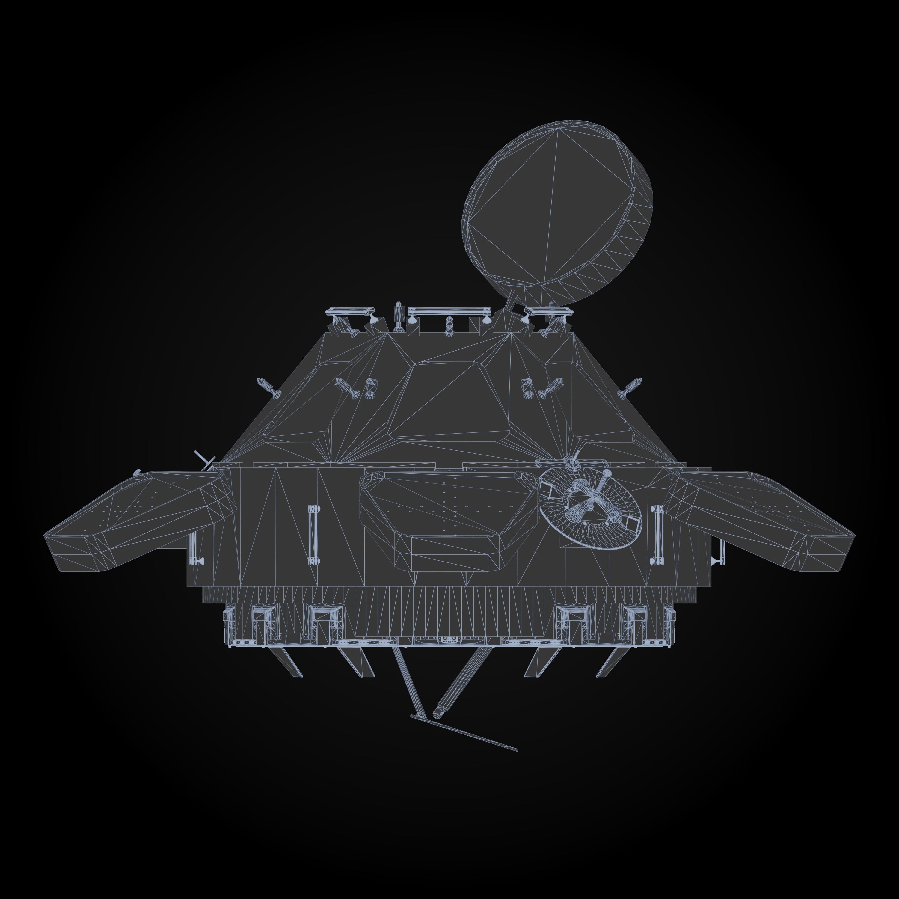 ISS Cupola module 3D model_9