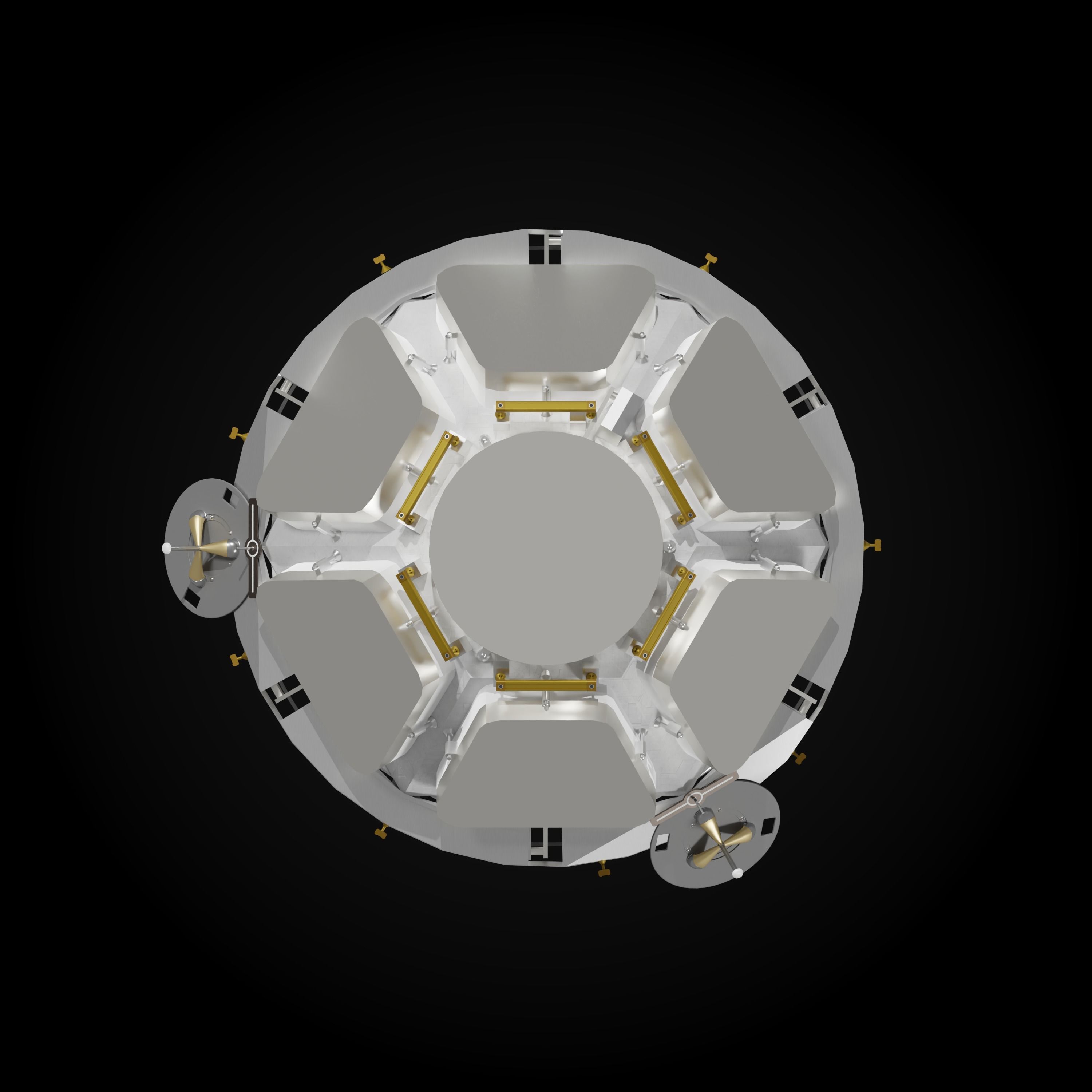 ISS Cupola module 3D model_5