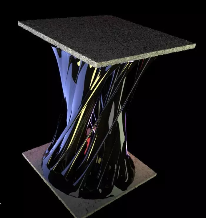 slime table with base Free 3D model