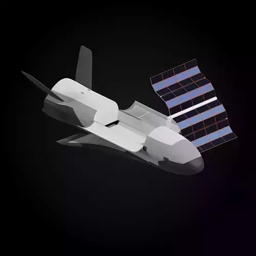 X-37B Spaceplane 3D model