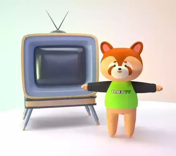 raccoon cartoon bear