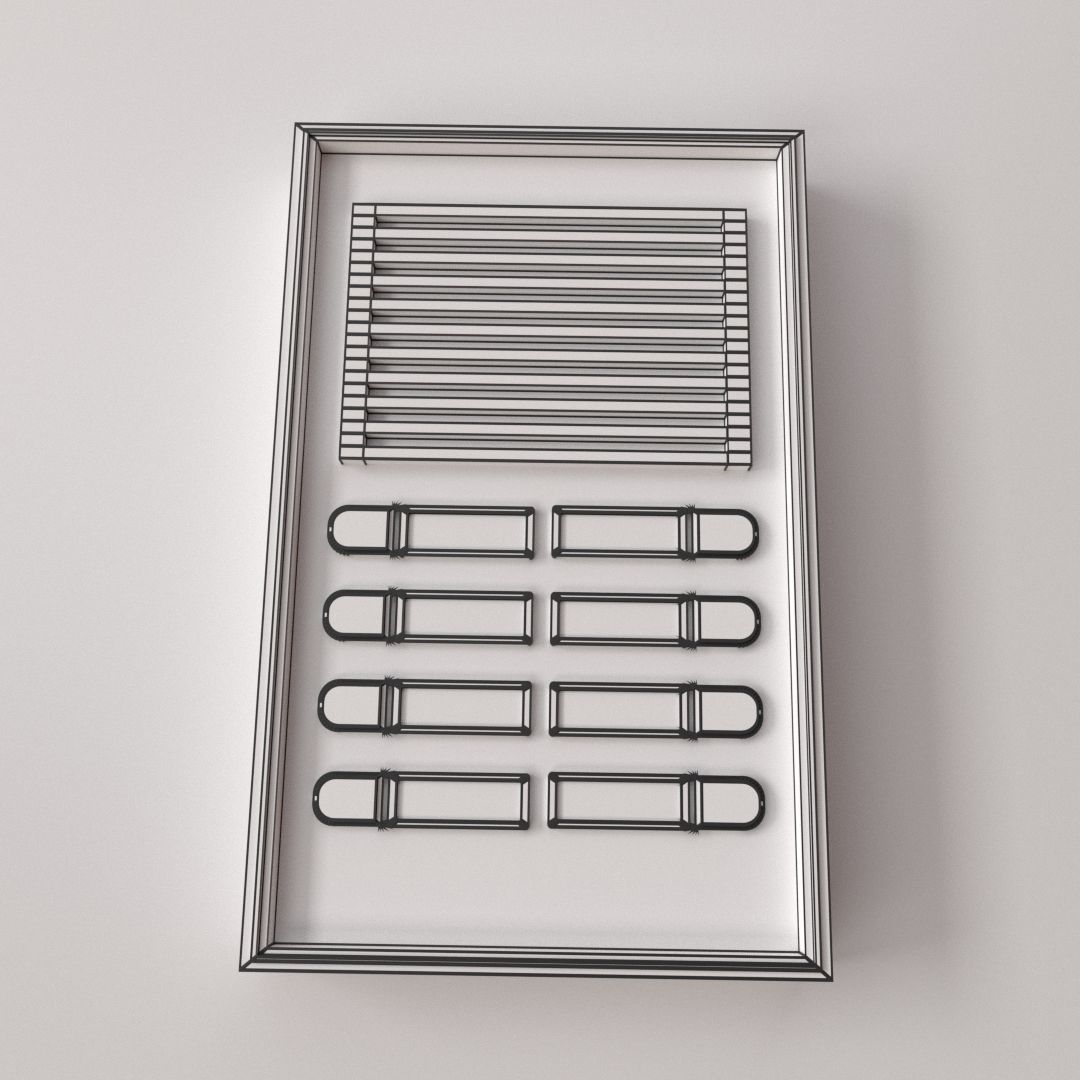 Apartment Buzzer 3D model_4