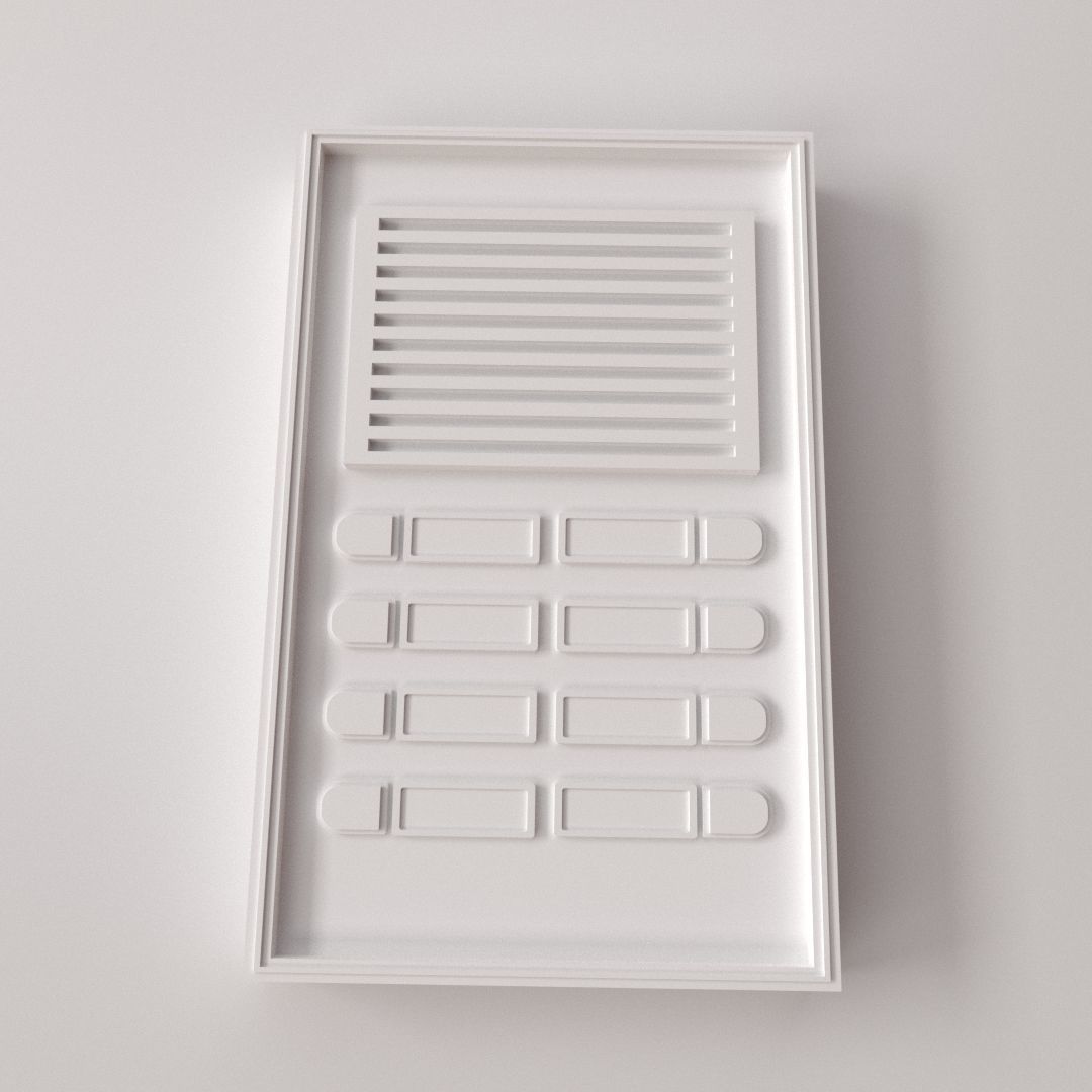 Apartment Buzzer 3D model_3