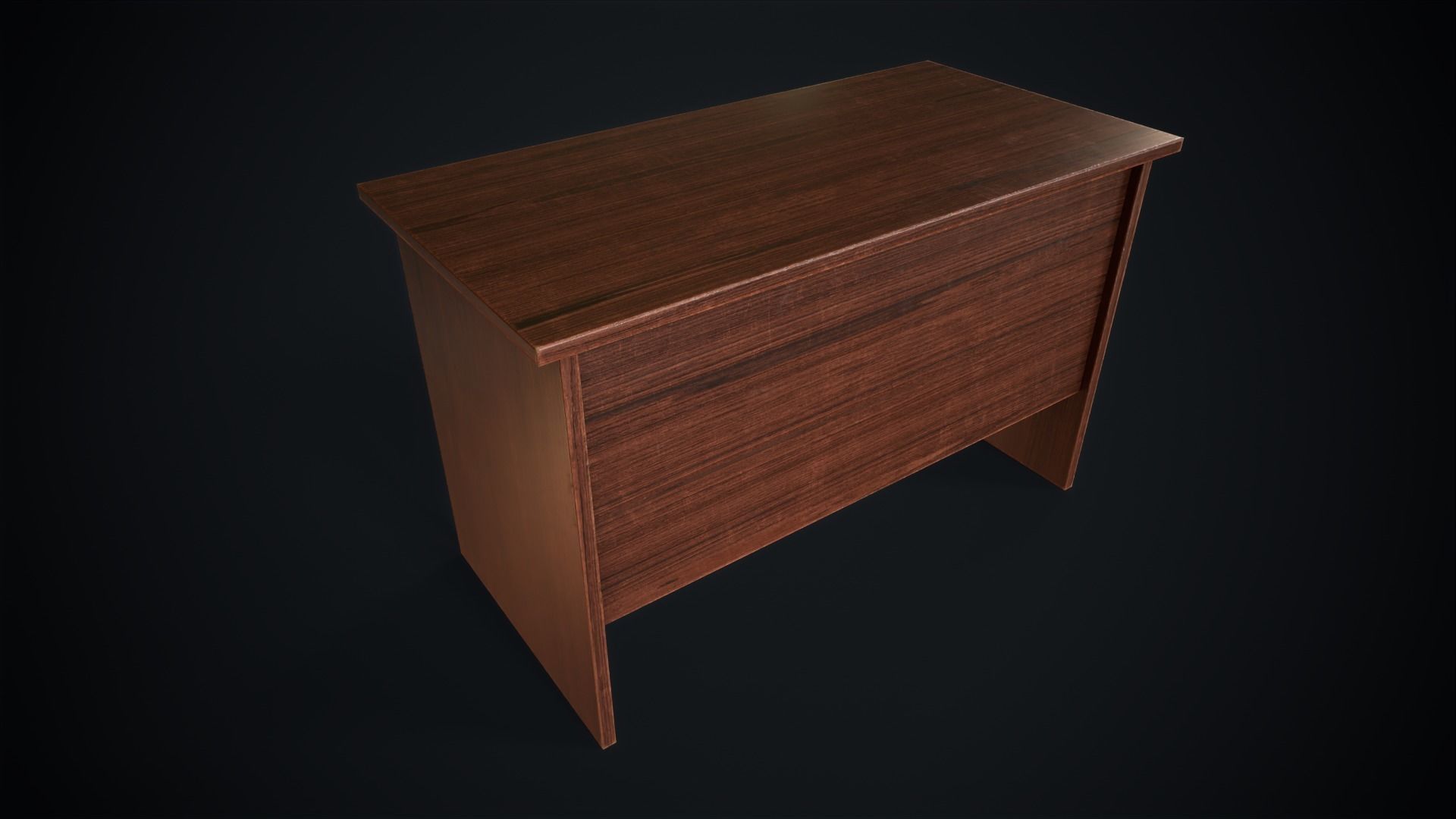 3D model Old simple desk VR / AR / low-poly | CGTrader