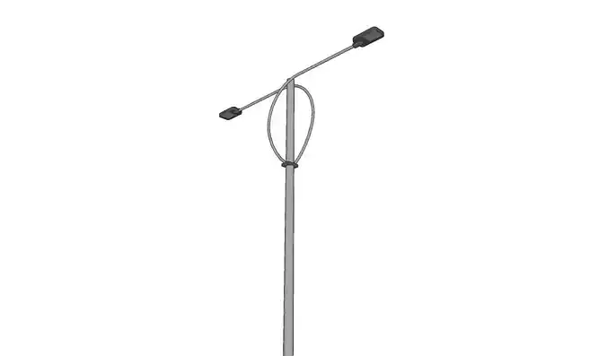 Lamp Post - Light Pole - Light Post - Street Light 23 3D model