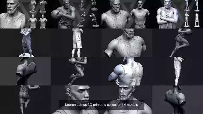 Lebron James 3D printable collection 
