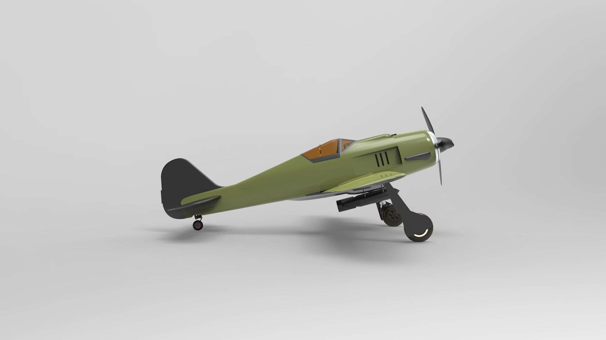 Focke wulf Fw 190 3D model_3