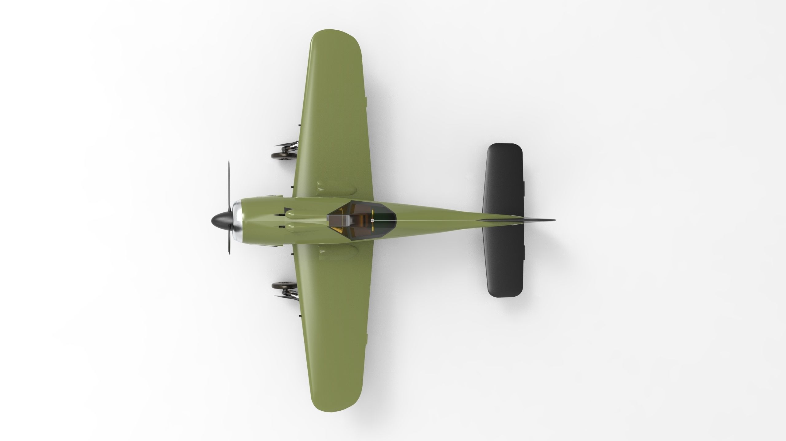 Focke wulf Fw 190 3D model_4