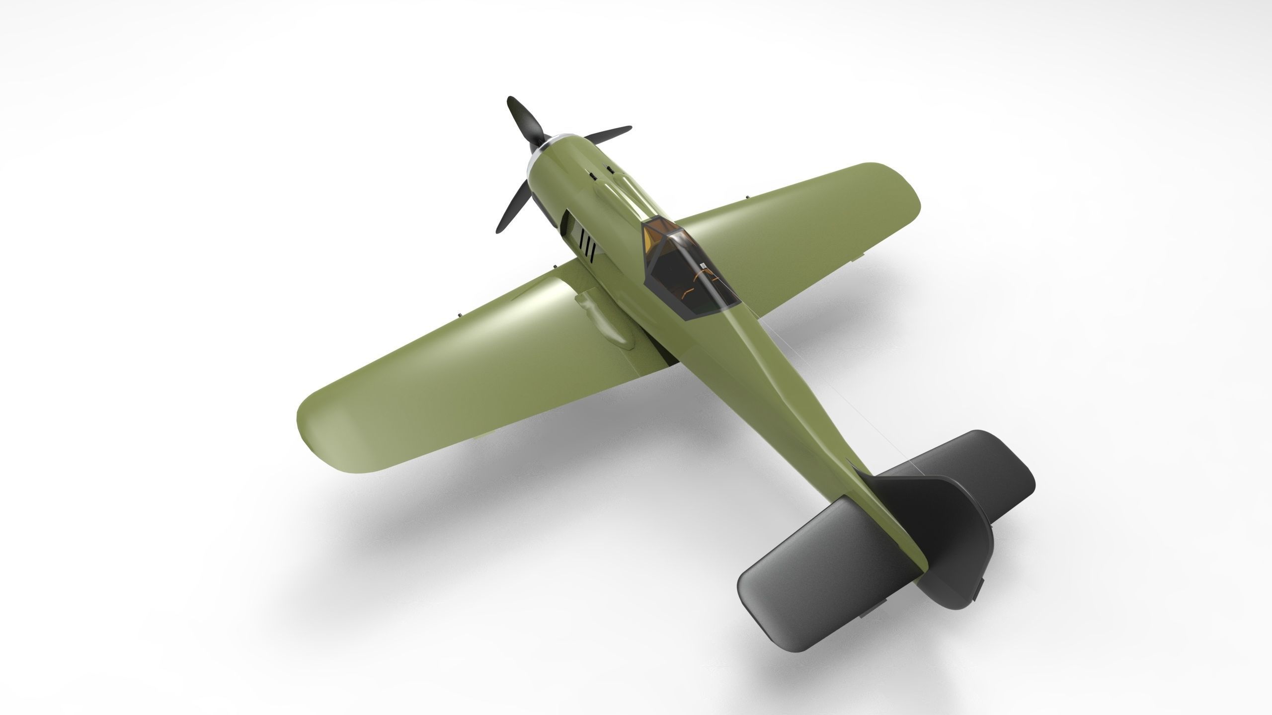 Focke wulf Fw 190 3D model_9