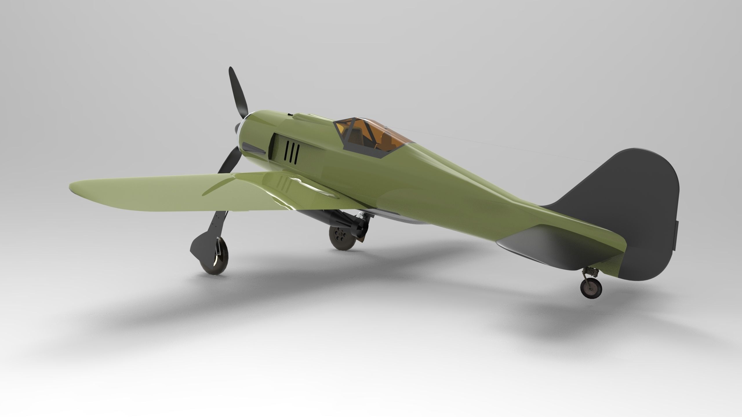 Focke wulf Fw 190 3D model_6