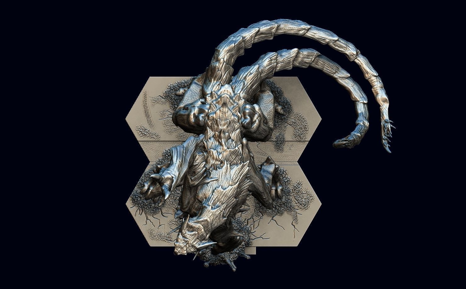 Pacific rim Mega kaiju model for the table top game 3D model_8