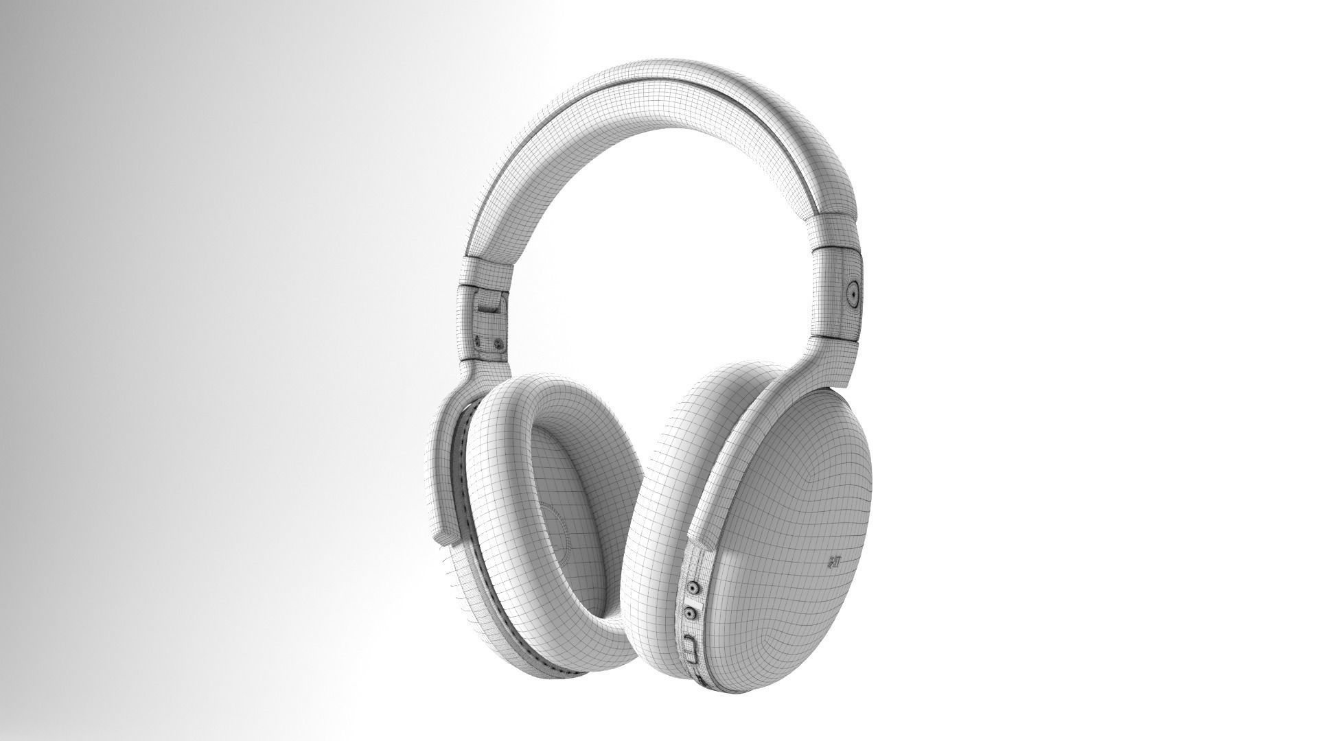 Over Ear Headphones 3D model_5